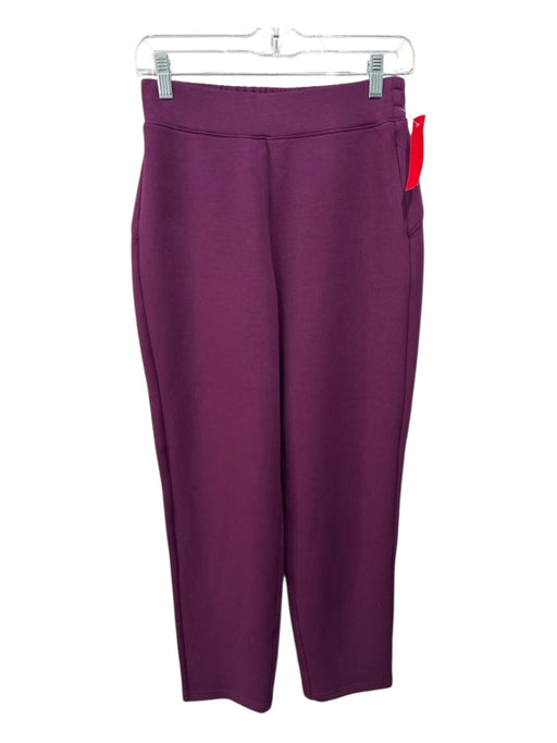 Spanx Size S Burgundy No Fabric Tag Elastic Waist High Rise Paneled Lounge Pants Burgundy / S