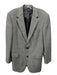 Brooks Brothers Black & White Wool Houndstooth 2 Button Men's Blazer Black & White / 41L