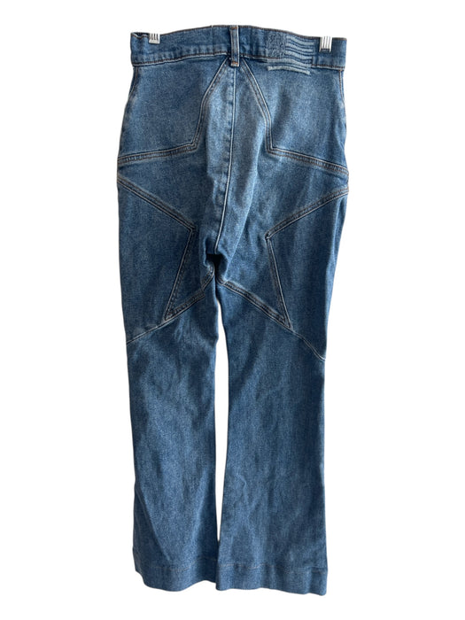 Revice Size 28 Medium Wash Cotton High Waisted Flare Zip Fly Jeans Medium Wash / 28