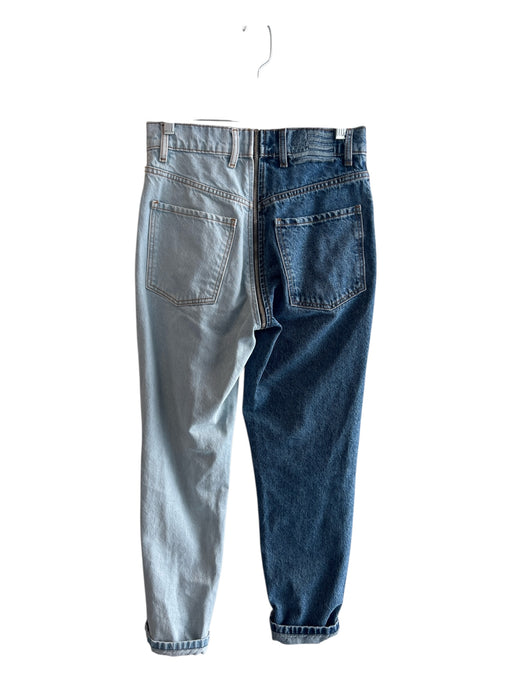 Revice Size 27 Medium & light wash Cotton Two Tone High Waisted Zip Fly Jeans Medium & light wash / 27