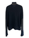 Moncler Size XL Blue Cotton Blend Knit Crew Neck Puffer Men's Sweater Blue / XL