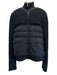 Moncler Size XL Blue Cotton Blend Knit Crew Neck Puffer Men's Sweater Blue / XL