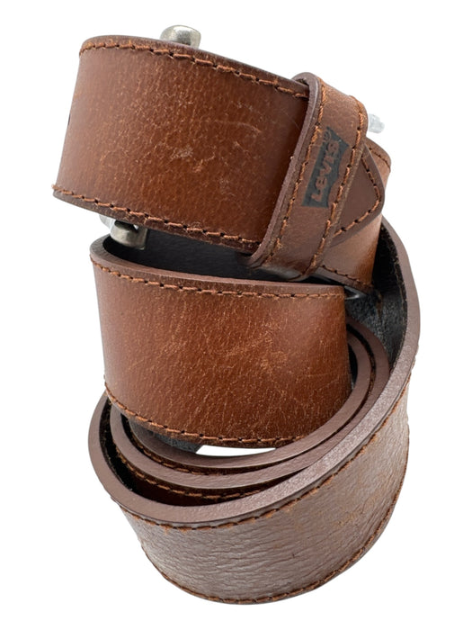 Levis AS IS Brown Leather Men's Belt Brown