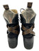 Louis Vuitton Shoe Size 37 Black & Brown Leather Suede Buckle Platform Boots Black & Brown / 37