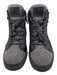Giuseppe Zanotti Shoe Size 41 Black & Silver Leather Zip Detail Sneakers Black & Silver / 41