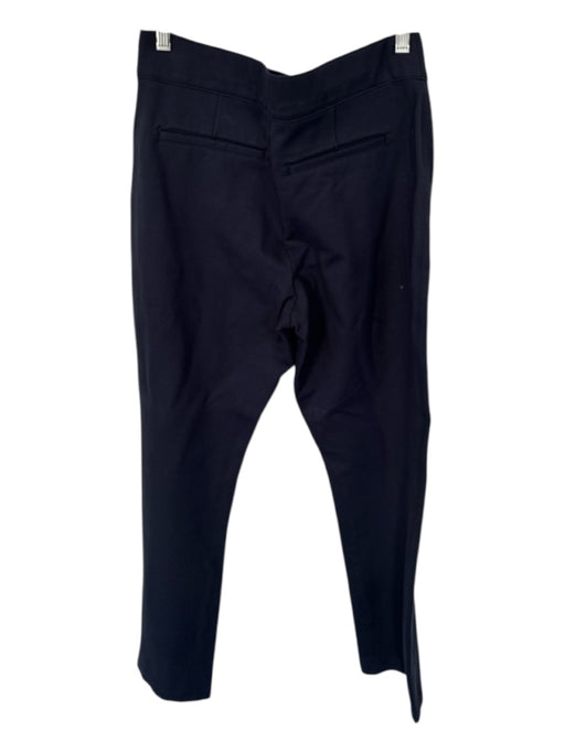 Spanx Size L Navy Rayon Blend Elastic Waist Straight Leg Pants Navy / L