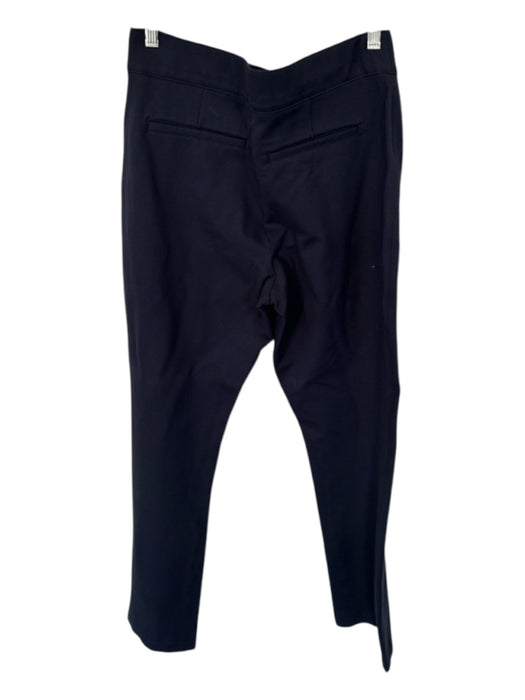 Spanx Size L Navy Rayon Blend Elastic Waist Straight Leg Pants Navy / L