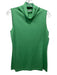 Kinross Size M Light Green Cashmere Sleeveless Turtleneck Top Light Green / M