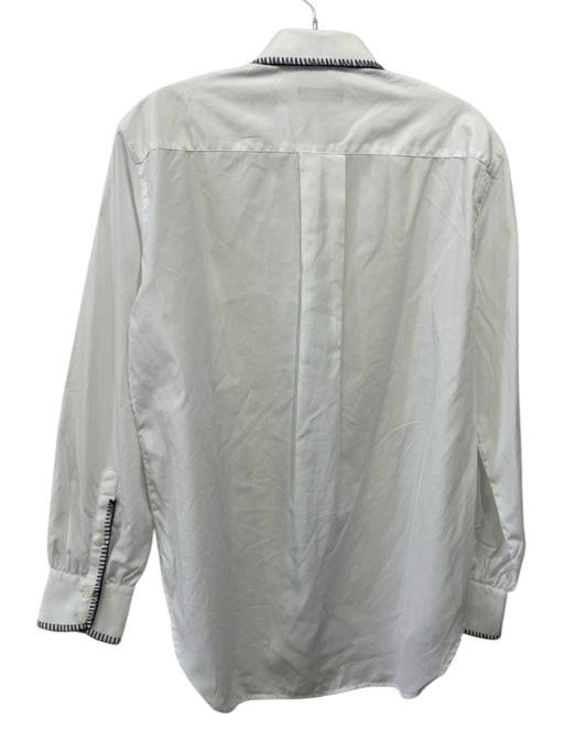 Rag & Bone Size S White Cotton Button Up Long Sleeve Chest Pocket Top White / S