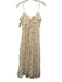 Thirty Thirty Size S Cream White Polyester Butterfly Applique Mesh Overlay Dress Cream White / S