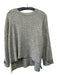 Kerisma Size M/L Gray Acrylic Blend Rib Knit Round Neck Long Sleeve Sweater Gray / M/L