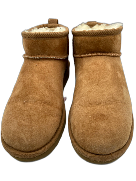 Ugg Shoe Size 8 Brown Suede Shearling Ankle High Booties Brown / 8