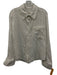We The Free Size S White Linen Blend Pocket Long Sleeve Button Down Top White / S