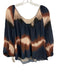 Bella Dahl Size XS / S Blue, Beige, Brown Polyester Pleated Midi Skirt Set Blue, Beige, Brown / XS / S