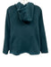The North Face Size M Teal Blue Polyester Knit Full ZIp Zip Pockets Jacket Teal Blue / M