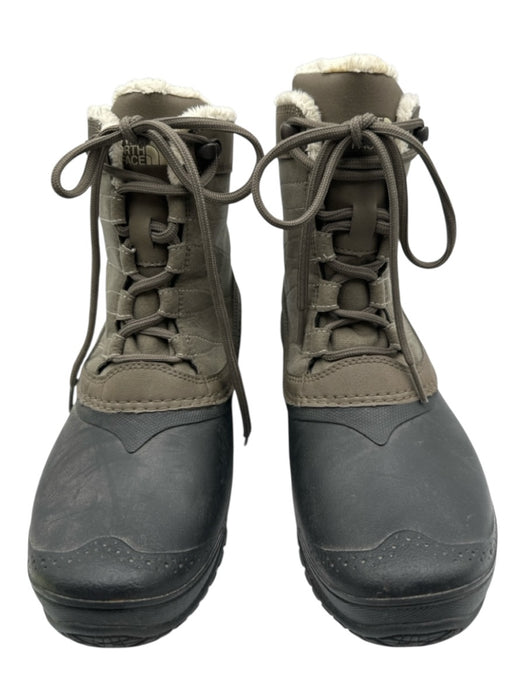 The North Face Shoe Size 8.5 gray green & black Synthetic Rubber Sole Snow Boots gray green & black / 8.5
