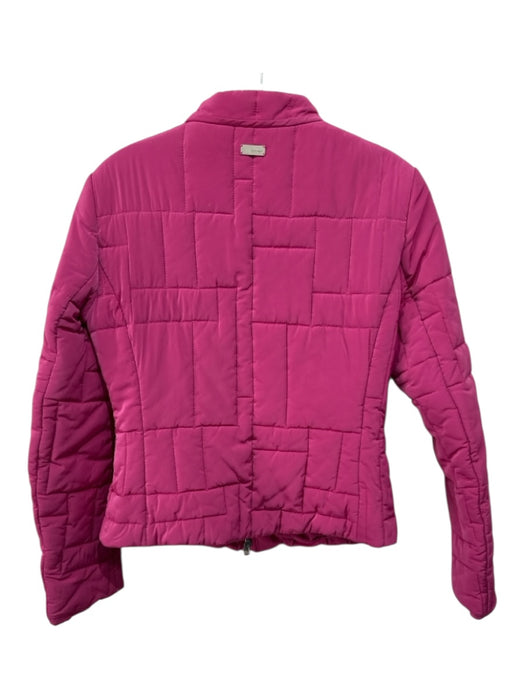 Escada Sport Size S / 36 Fuchsia Pink Polyester Zip Pocket Quilted Puffer Jacket Fuchsia Pink / S / 36