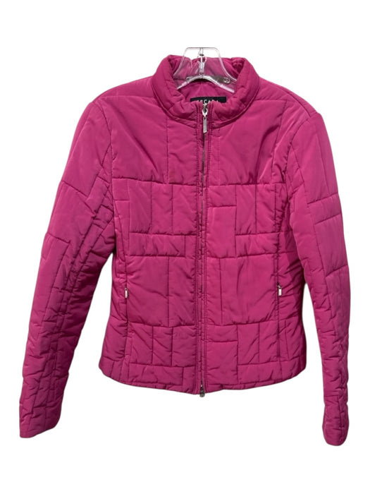 Escada Sport Size S / 36 Fuchsia Pink Polyester Zip Pocket Quilted Puffer Jacket Fuchsia Pink / S / 36