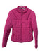 Escada Sport Size S / 36 Fuchsia Pink Polyester Zip Pocket Quilted Puffer Jacket Fuchsia Pink / S / 36