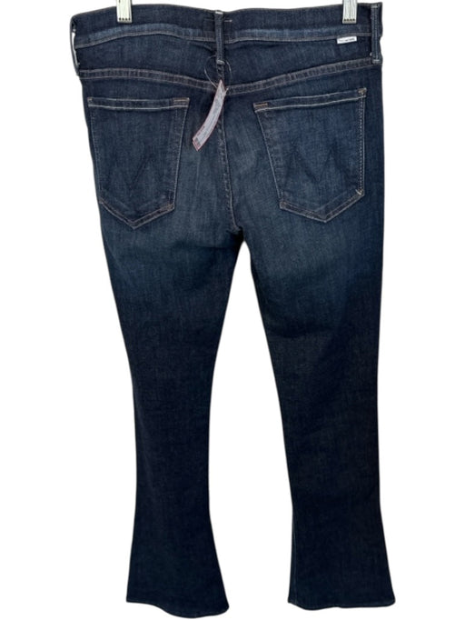 Mother Size 30 Dark Wash Cotton Blend Low Rise Flare Jeans Dark Wash / 30