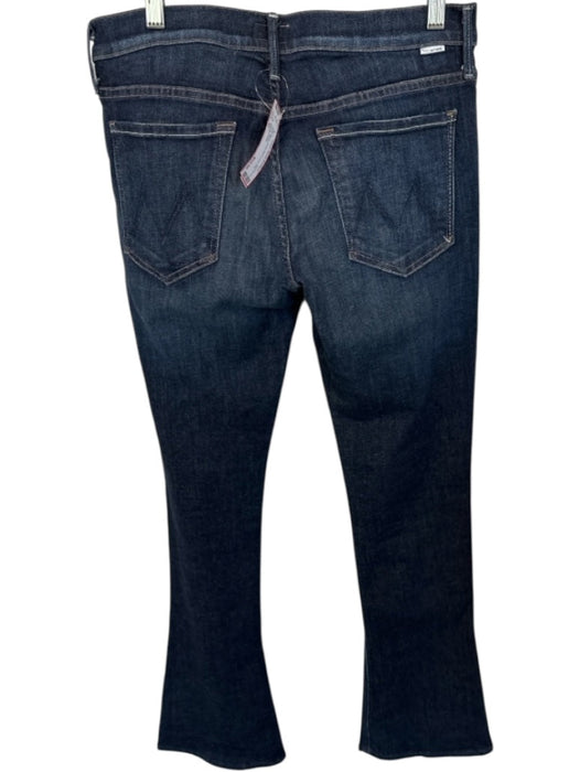 Mother Size 30 Dark Wash Cotton Blend Low Rise Flare Jeans Dark Wash / 30