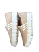 Silent D Shoe Size 38 Blush Faux Leather Slip On Platform White Sole Sneakers Blush / 38