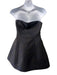 Sachin & Babi Size 12 Navy Blue & Black Polyester Beaded Detail Brocade Dress Navy Blue & Black / 12