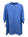 Emily McCarthy Size M Cornflower Blue Linen Blend Split V neckline Tunic Top Cornflower Blue / M