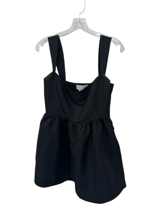 Sachin & Babi Size 14 Black Sleeveless Empire Waist Side Zip Dress Black / 14