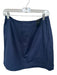 Banana Republic Size 10 Navy Linen Blend Buttons Skirt Navy / 10
