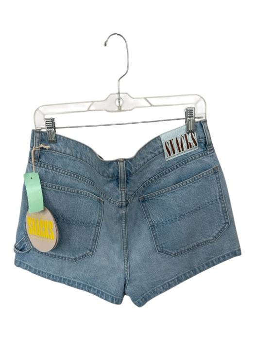 Mother Snacks Size 31 Light Wash Cotton High Waist Denim Shorts Light Wash / 31