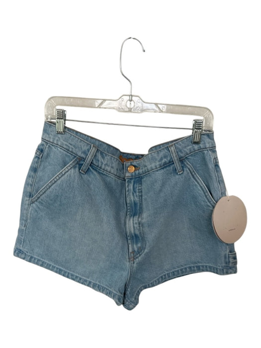 Mother Snacks Size 31 Light Wash Cotton High Waist Denim Shorts Light Wash / 31