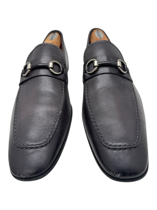 Magnanni Shoe Size 11.5 AS IS Dark Gray Leather Solid Men's Shoes Dark Gray / 11.5