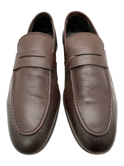 To Boot New York Shoe Size 11.5 AS IS Brown Leather Solid Loafer Men's Shoes Brown / 11.5
