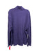 Polo Size XL Purple Cotton Solid Quarter Zip Men's Jacket Purple / XL