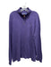 Polo Size XL Purple Cotton Solid Quarter Zip Men's Jacket Purple / XL