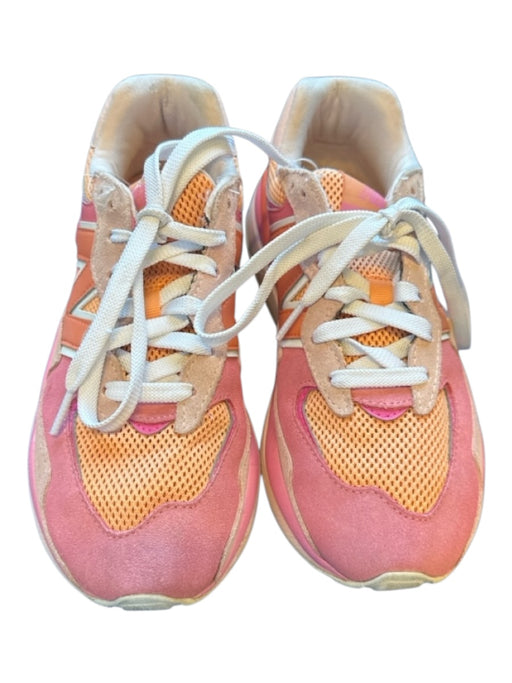New Balance Shoe Size 7.5 Pink & Orange Canvas & Leather Chunky Sneakers Pink & Orange / 7.5