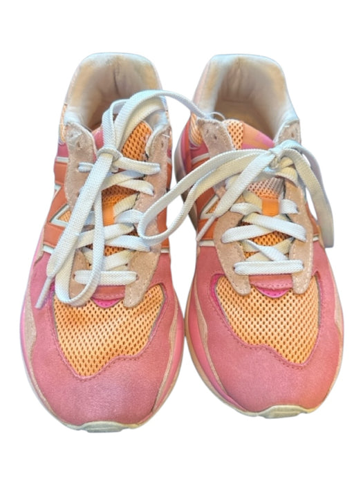 New Balance Shoe Size 7.5 Pink & Orange Canvas & Leather Chunky Sneakers Pink & Orange / 7.5