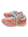 New Balance Shoe Size 7.5 Pink & Orange Canvas & Leather Chunky Sneakers Pink & Orange / 7.5