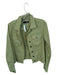 KUT Size M Sage green Cotton Blend Long Sleeve Buttons Denim Jacket Sage green / M