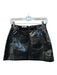 Baum und Pferdgarten Size 34/  XS Black Vegan Leather Snake Embossed Mini Skirt Black / 34/  XS