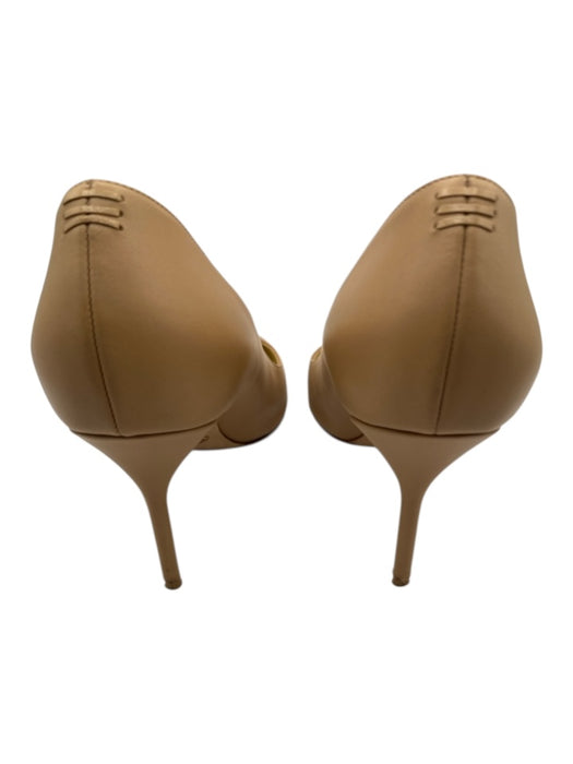 Sarah Flint Shoe Size 41.5 Beige Leather Pointed Toe Skinny Heel Pumps Beige / 41.5