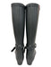 Hunter Shoe Size 10 Charcoal Gray Rubber Kitten Heel Wedge Knee High Boots Charcoal Gray / 10