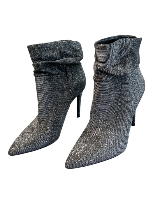 Jessica Simpson Shoe Size 8 Grey fabric upper Above Ankle Pointed Toe Booties Grey / 8