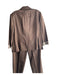 Dana Buchman Size 14 Brown Silicone Long Sleeve Button Front Pant Set Brown / 14