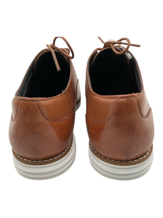Cole Haan Shoe Size 8 Brown & White Leather Foam Sole lace up Loafers Brown & White / 8