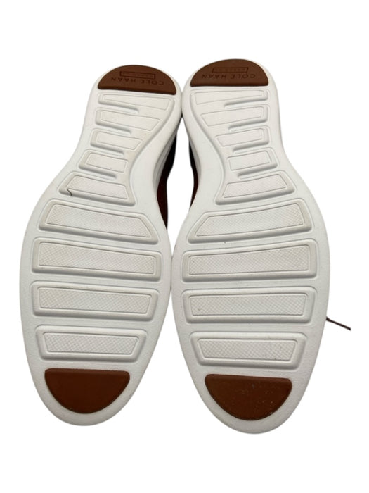 Cole Haan Shoe Size 7.5 Brown & White Leather Foam Sole lace up Loafers Brown & White / 7.5