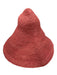 Jacquemus Coral Pink Raffia Wide Brim Packable Beach Sun Hat Coral Pink / One Size