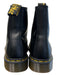 Dr. Martens Shoe Size 9 Black Leather Almond Toe lace up Rubber Sole Boots Black / 9