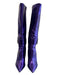 Steve Madden Shoe Size 8 Purple Synthetic Below the Knee Pointed Toe Boots Purple / 8